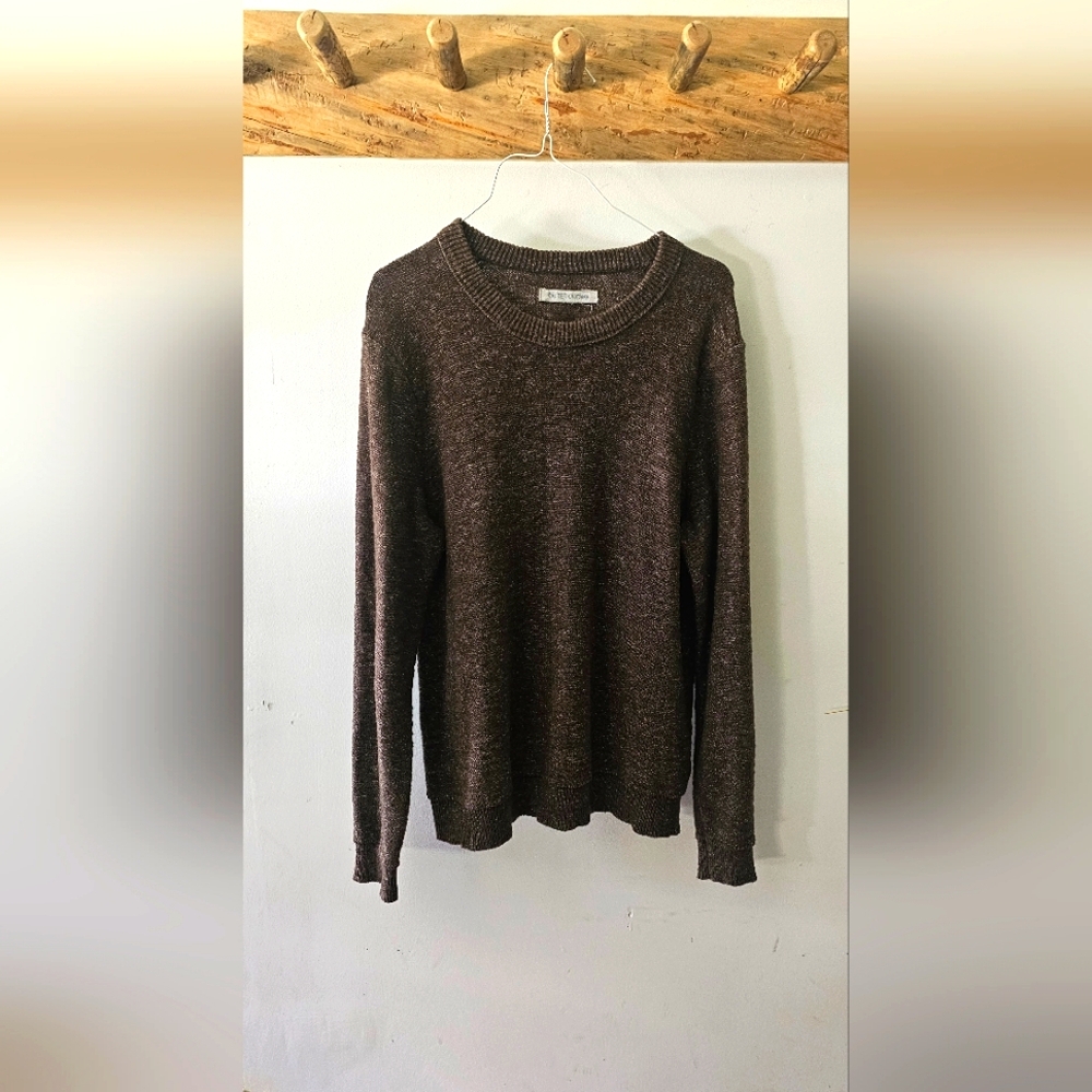 Outerknown Reimagine Cashmere Sweater Size L Sand Merino Wool